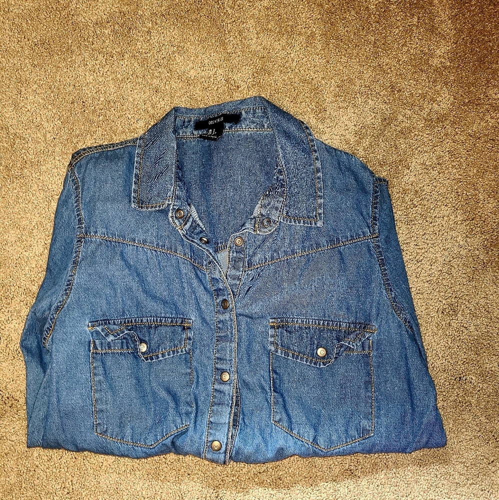Forever 21 Denim Buttonup